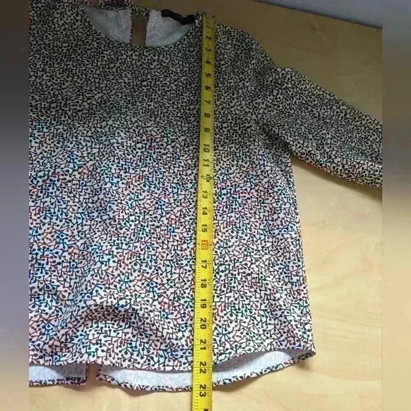 ZARA Women Blouse with "open" back size  medium Super original! - Picture 7 of 8